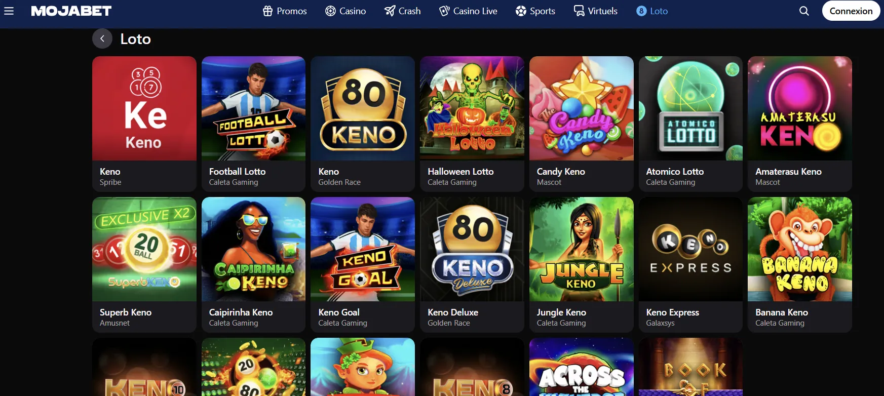 Lotto Mojabet loterie en ligne RDC